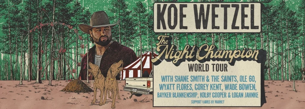 Koe Wetzel & Wyatt Flores at Brandon Amphitheater